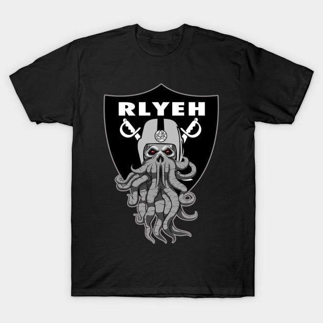 STRAIGHT OUTTA RLYEH T-Shirt by AnalogJunkieStudio